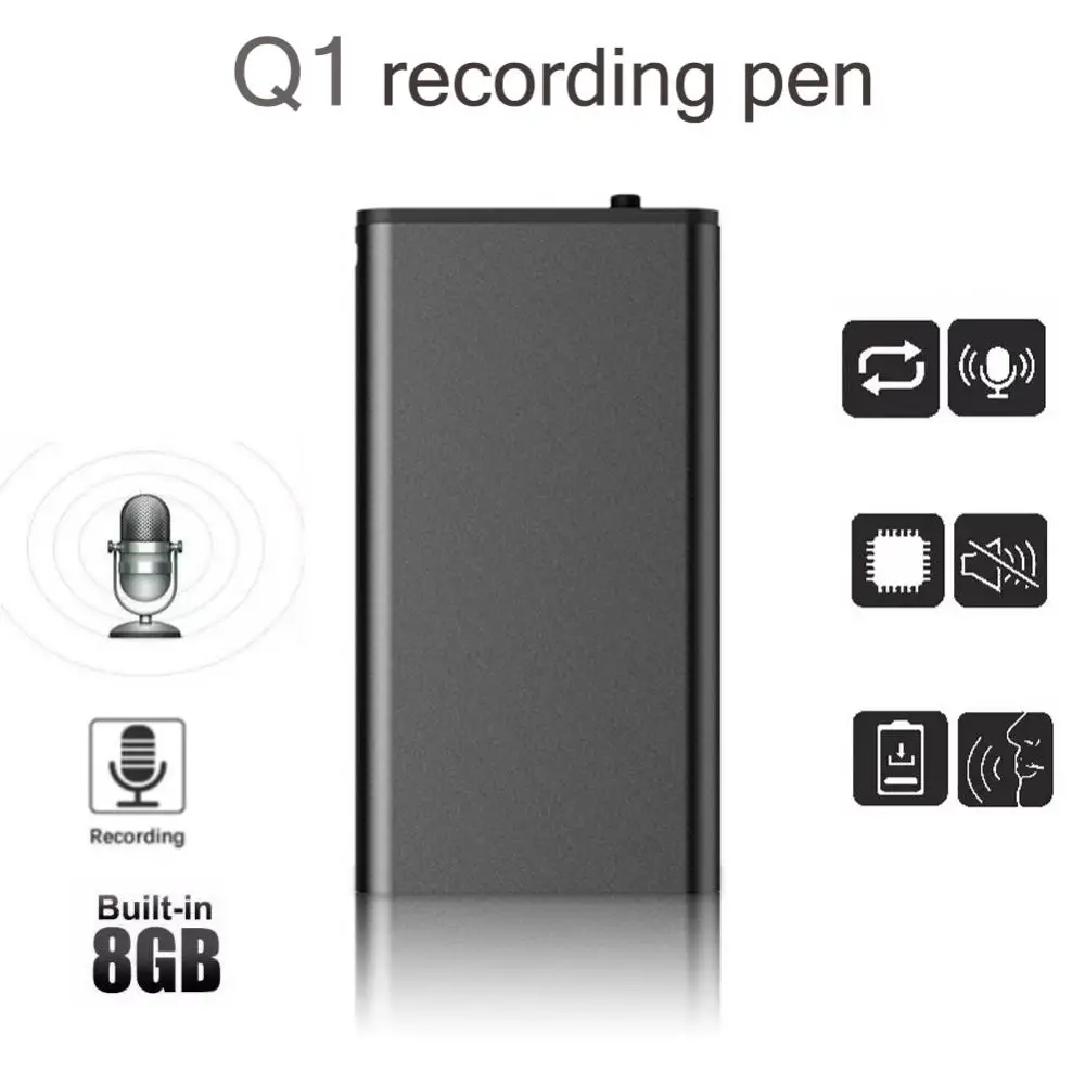 

Ручка для записи Q1, HD шумоподавление, длительный режим ожидания, умный диктофон с голосовым управлением, 8 ГБ, 16 ГБ, 32 ГБ, ручка для записи Q1, HD ...