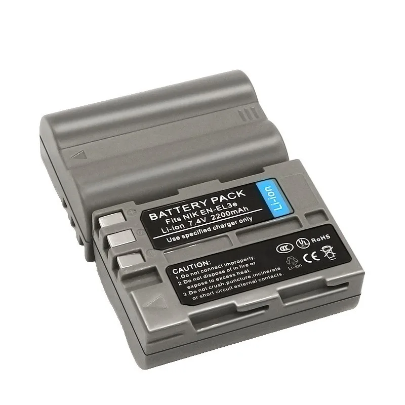 Фото Аккумулятор EN-EL3e 7.4V 2750mAh и зарядное устройство для камер Nikon SLR №2