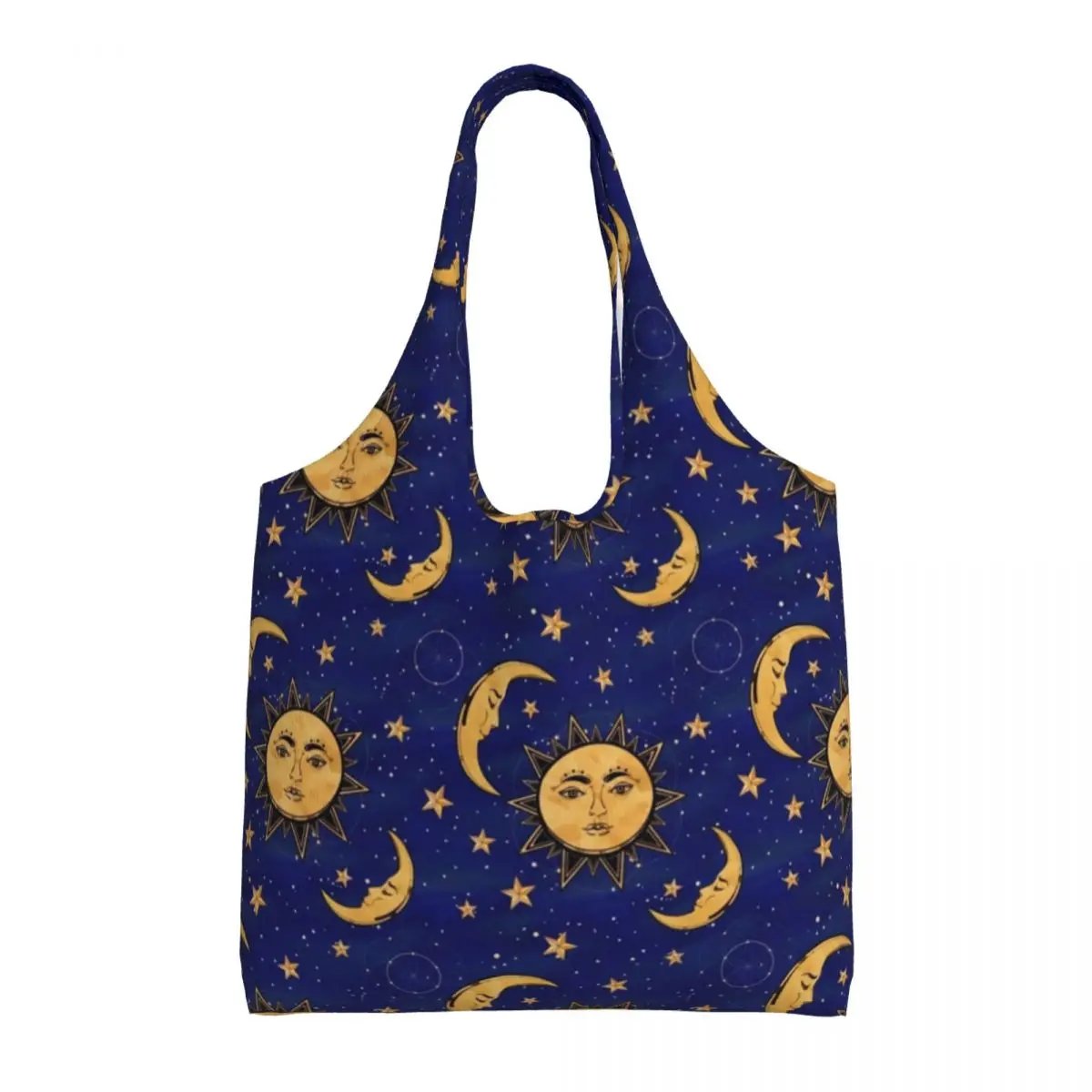 

Сумка для покупок AVintage Sun Moon And Stars Celestial, стильная сумка из полиэстера для покупок, женские подарочные сумки