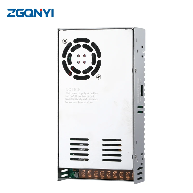 

ZGQNYI S-400w 12 в импульсный источник питания переменного тока в постоянный ток преобразователь напряжения высокая точность вывода для камеры видеонаблюдения Светодиодная лента