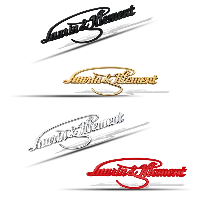 Металлическая Автомобильная наклейка L &amp K с эмблемой для корпуса Skoda Laurin k17 Logo