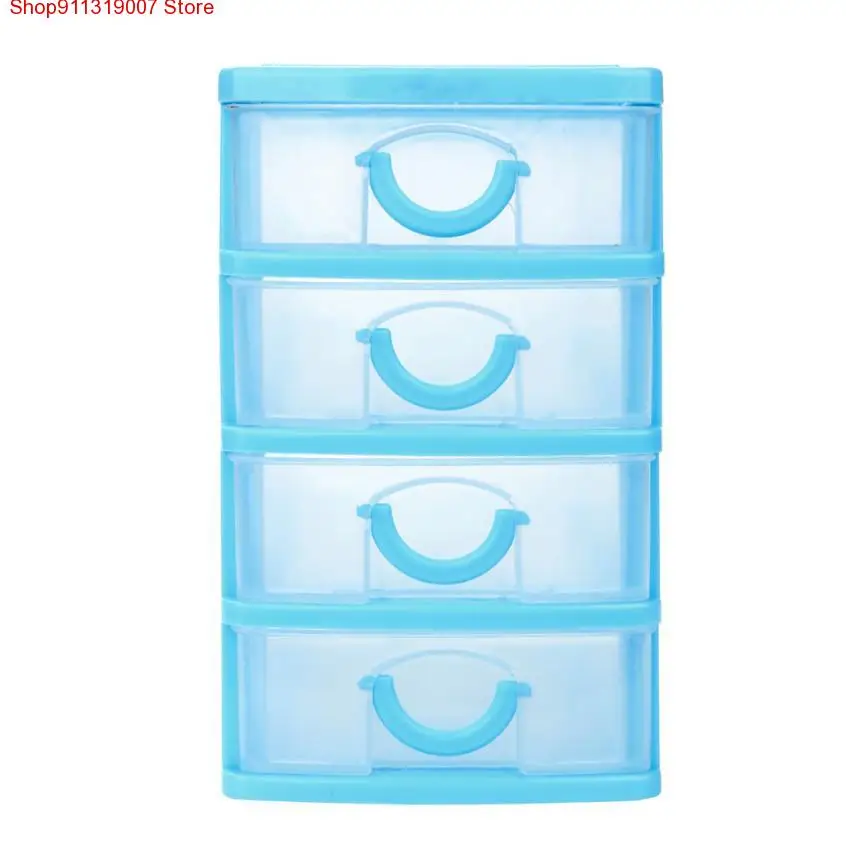 

Durable Plastic Storage Case Box Mini Desktop Drawer Sundries Case Small Objects with Drawers Cosmetic Organizer Cases and Box