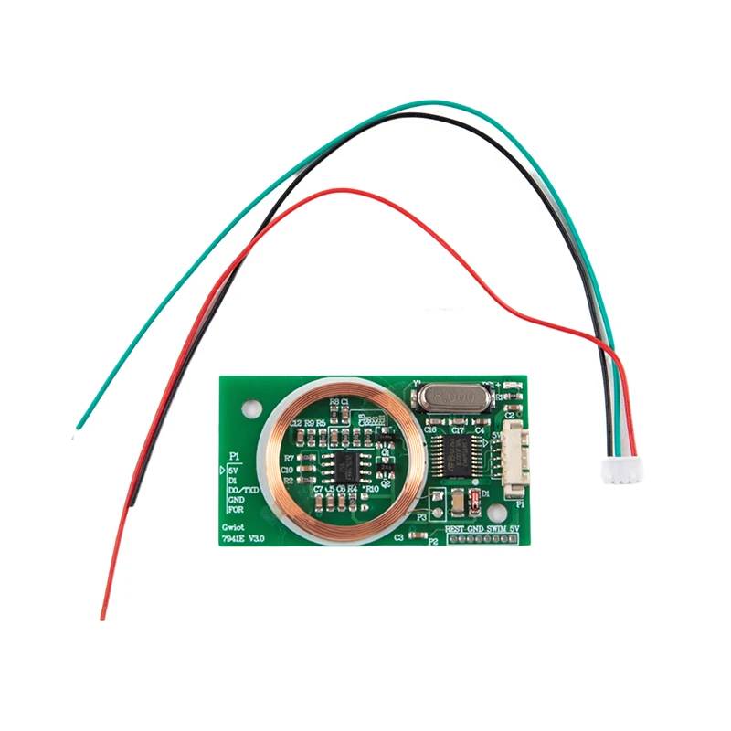 

RFID Reader Wireless Module UART 3Pin 125KHz Card Reading PCB Attenna Sensor Kit