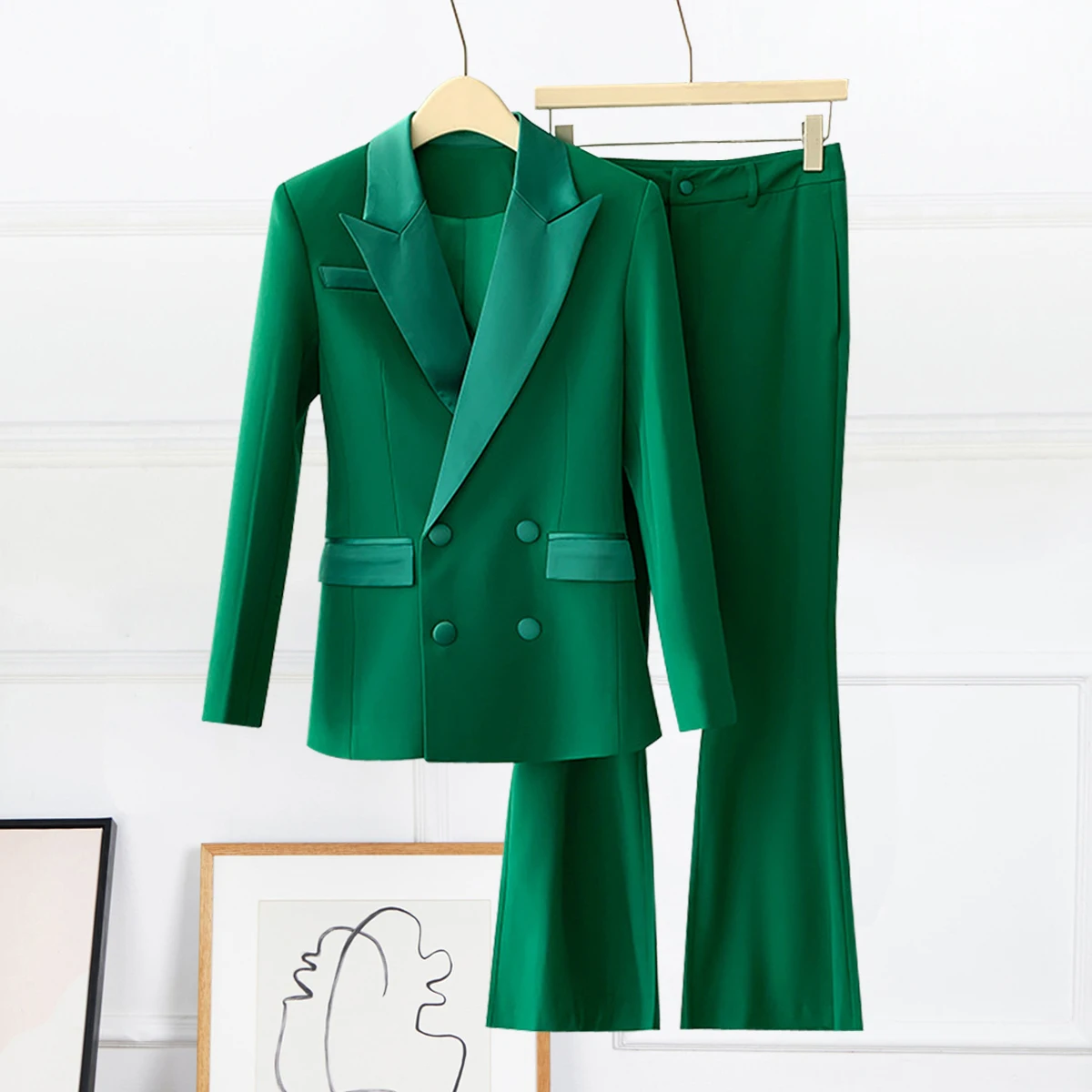 Новинка весна-осень 2024 костюм в европейском и американском стиле