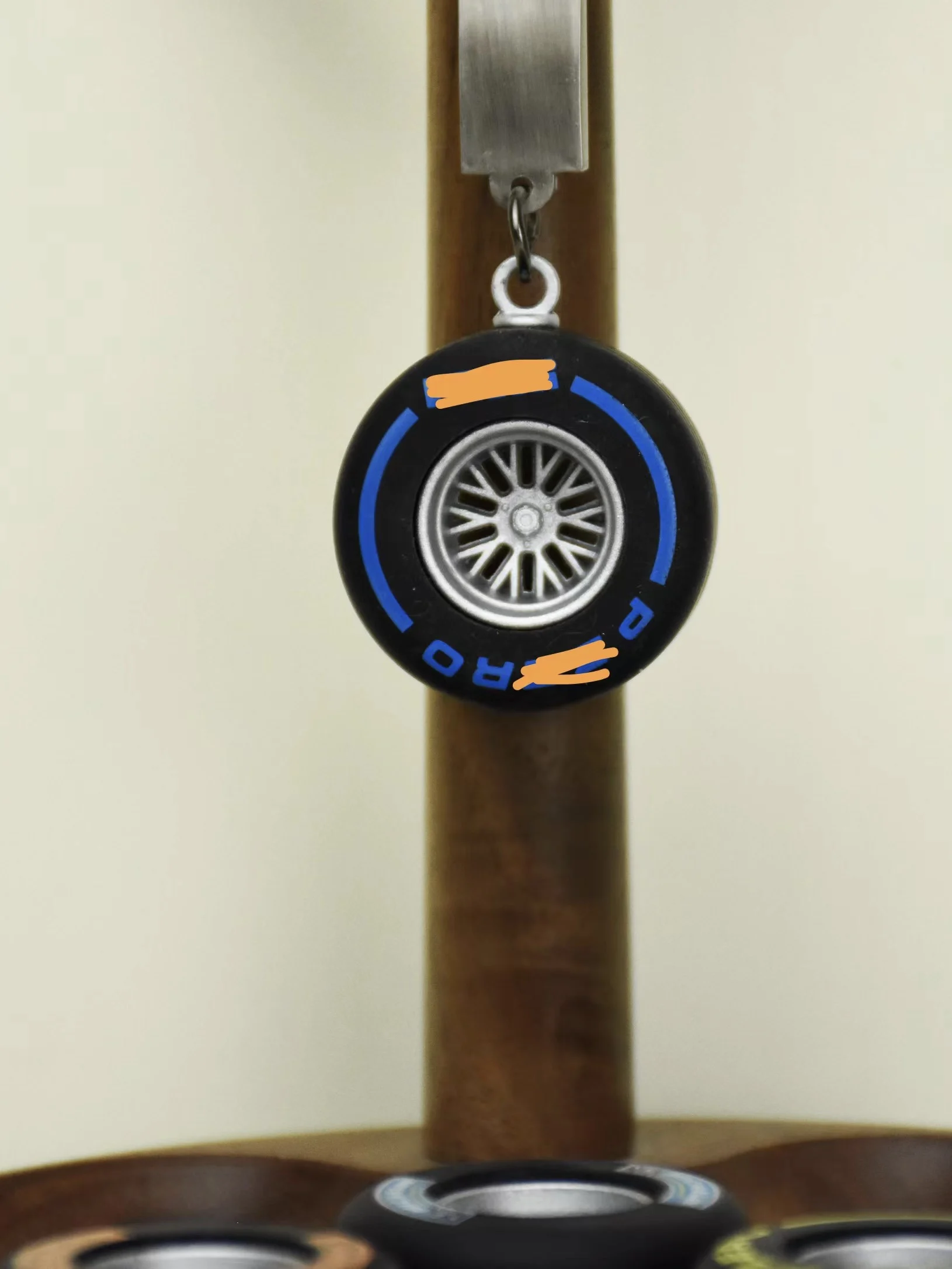 2023 Michelin Tire Brand F Team Zinc Alloy Wheel Hub the New Cars Keychain in Stock and Fast very