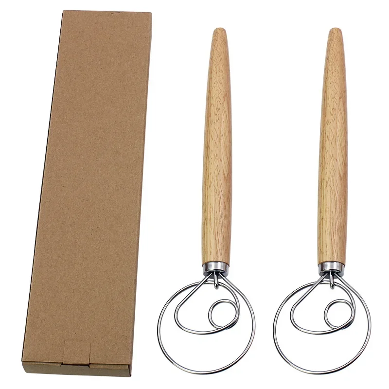 2 шт. деревянный венчик из нержавеющей стали 13 дюймов