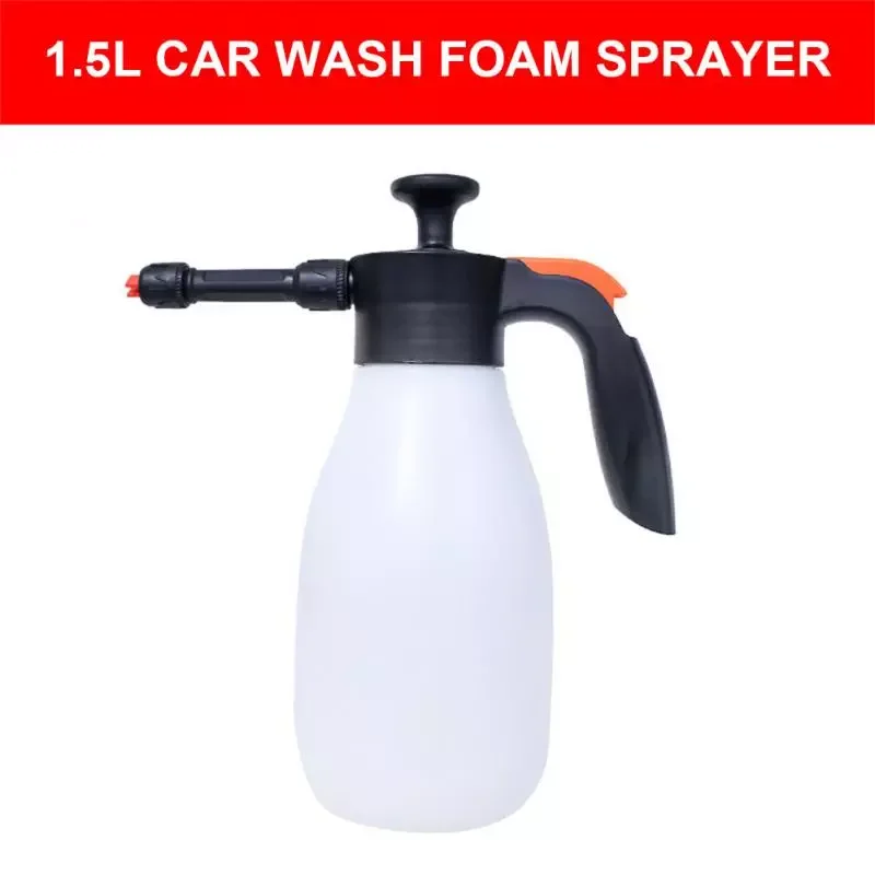 

1.5L Foam Spray Can Car Foam Wash Snow Manual PA Cleaning Household Spray Air Pressure Type Indoor High Pressure Washer