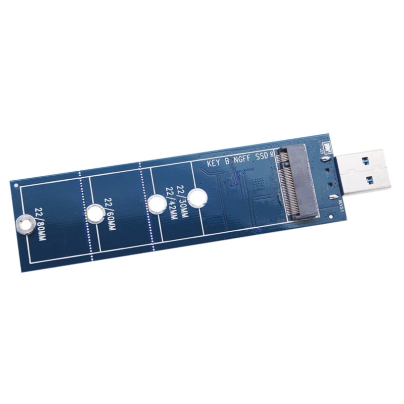 M.2 к USB-адаптеру NVMe USB 3 0 считывателю карт совместим с (PCI-e) M Key SSD (B + Key-SATA) NGFF - купить