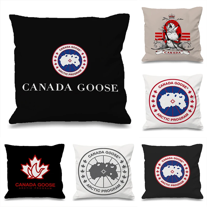 

Canada G-goose Pillow Covers Decorative Home Deco Sitting Cushion Short Plush Pillowcases for Pillows Pillowcase Cover Bed 45*45