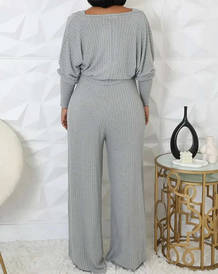 Модный осенний комбинезон из 2 предметов с v-образным вырезом без рукавов и