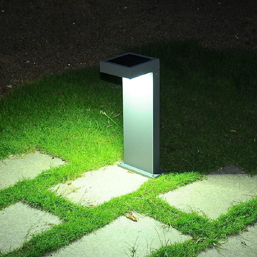 

LukLoy LED Solar Light Solar Lawn Light Outdoor Waterproof Garden Light Simple Household Round Outdoor Landscape Light