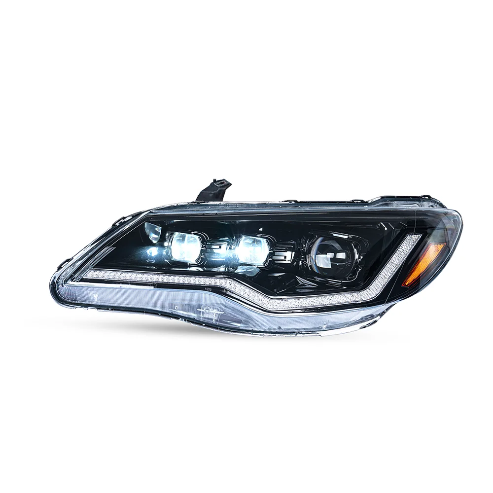 Пара автомобильных фар в сборе для Honda Civic FD1- FD7 2005-2012 8-я светодиодная фара детали