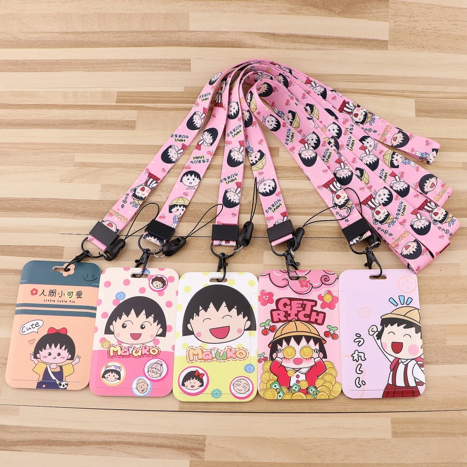

Lovely Girl Cute Lanyard For Key Chain ID Credit Card Cover Pass Mobile Phone Charm Neck Strap Badge Holder Key Ring Accessories