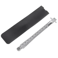 simple and reasonable stainless steel welding taper gage feeler gauge hole inspection test ruler 367d