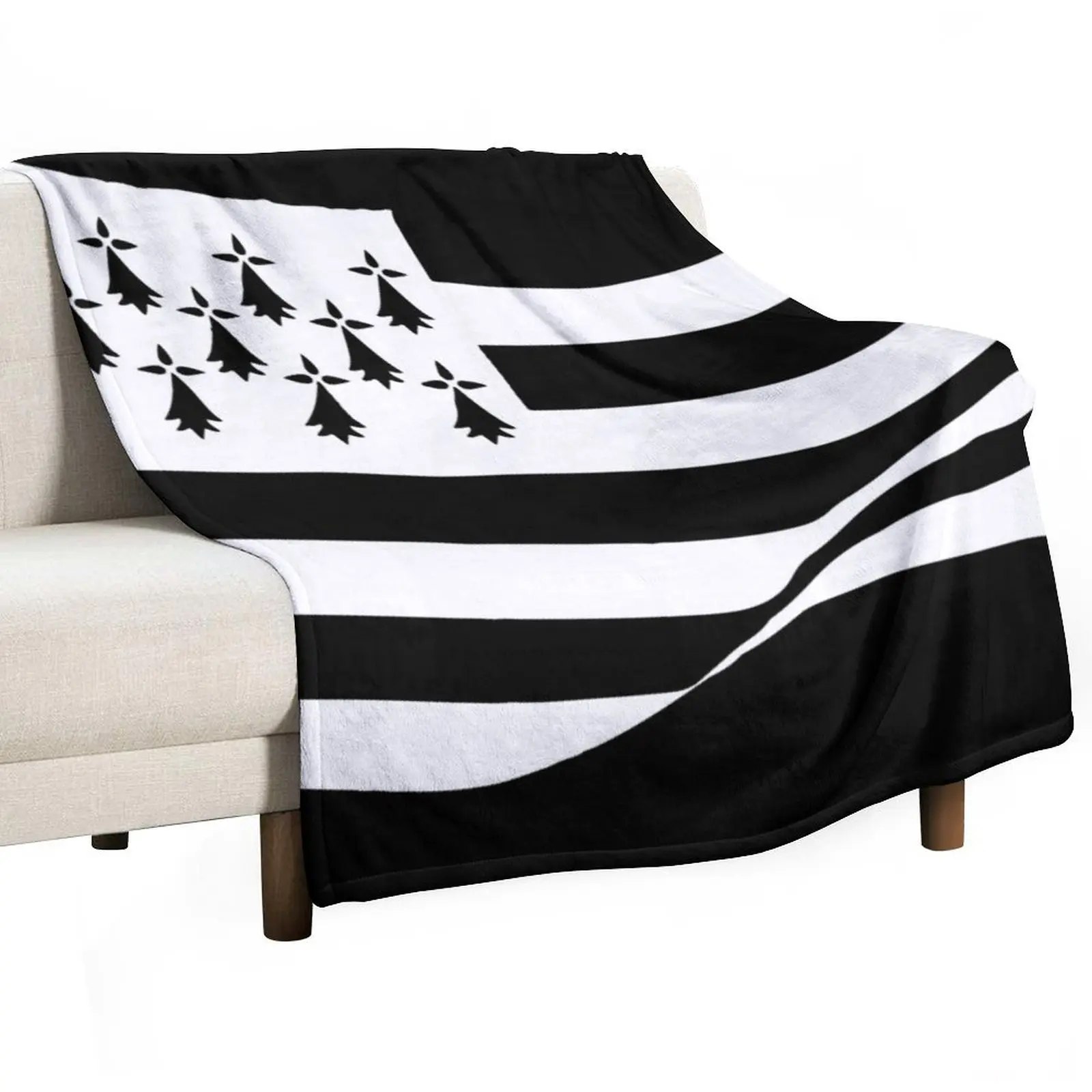 Gwenn ha du теплое зимнее мягкое одеяло