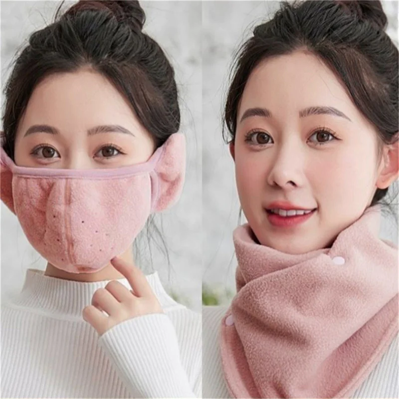 Флисовые женские шарфы из ягненка зимний теплый искусственный воротник шарф