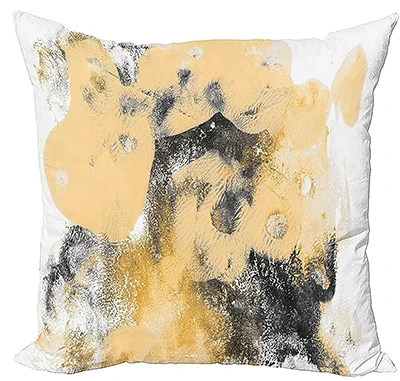 Короткая плюшевая наволочка в абстрактном стиле для подушки Современная