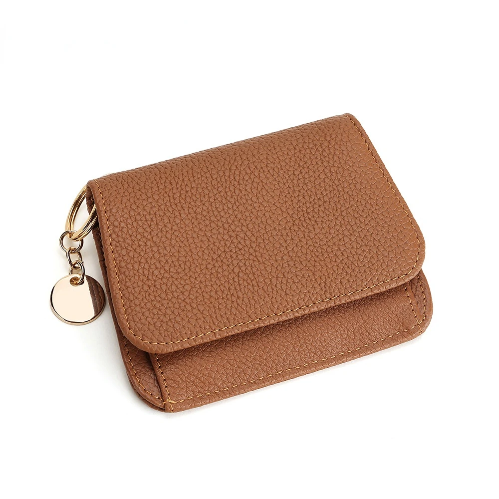 Cute Leather Women Wallet Small Zipper Coin Wallet Female Short Leather Women Purse Card Money Bag Gift for Women Girl