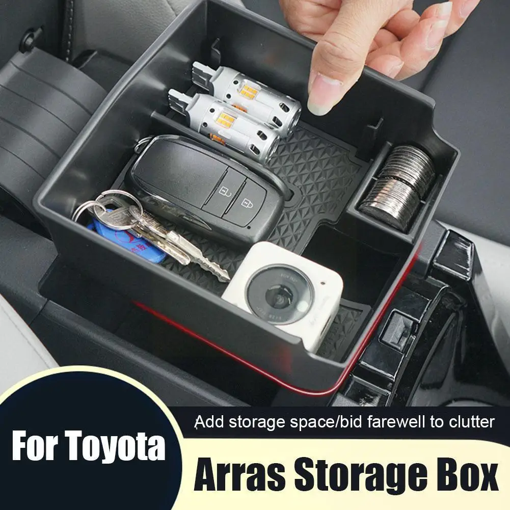 

For Toyota Corolla Cross 2021 2022 2023 2024 XG10 Car Tidying Box Tray Organizer Stowing Storage Container Case Holder Armr W8U0