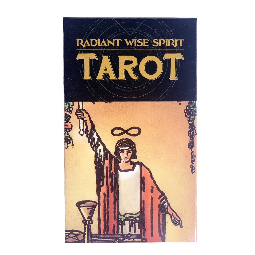 

Wise Spirit Tarot Deck for Radiant Oracle Cards Entertainment Card Game for Fate Divination Occult Tarot Card Games