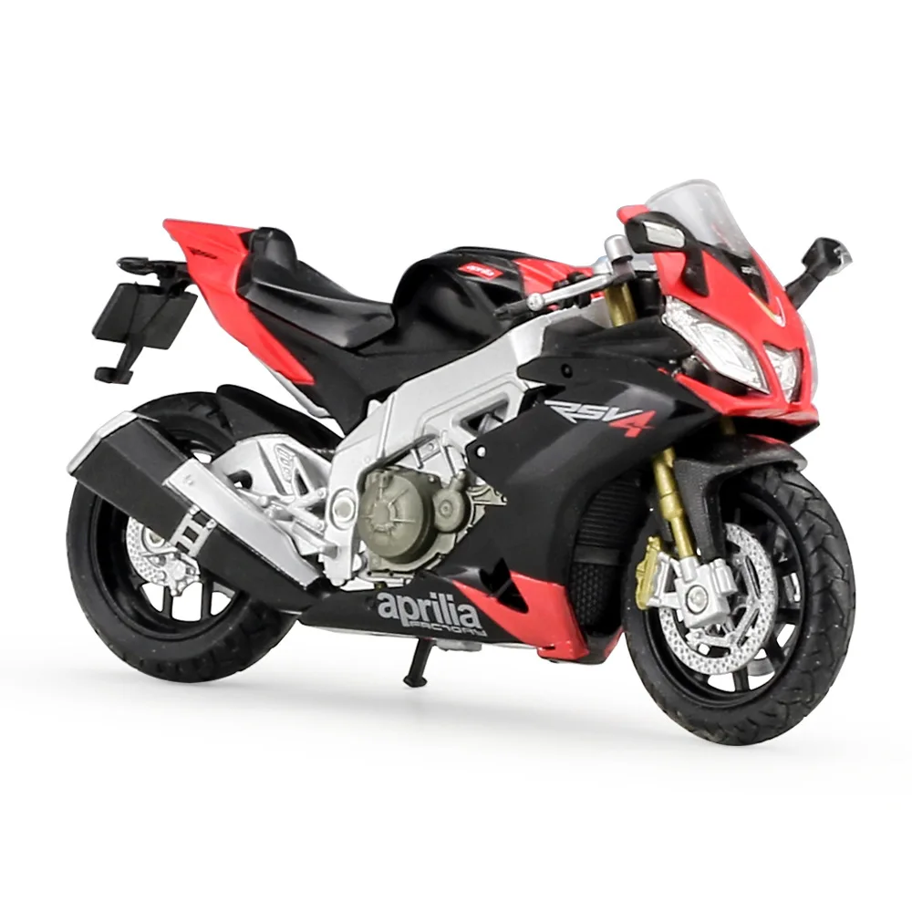 

WELLY, 1:18, новая фабричная оригинальная Авторизованная модель мотоцикла Aprilia RSV 4 из сплава, модель игрушечного автомобиля, коллекция подарков