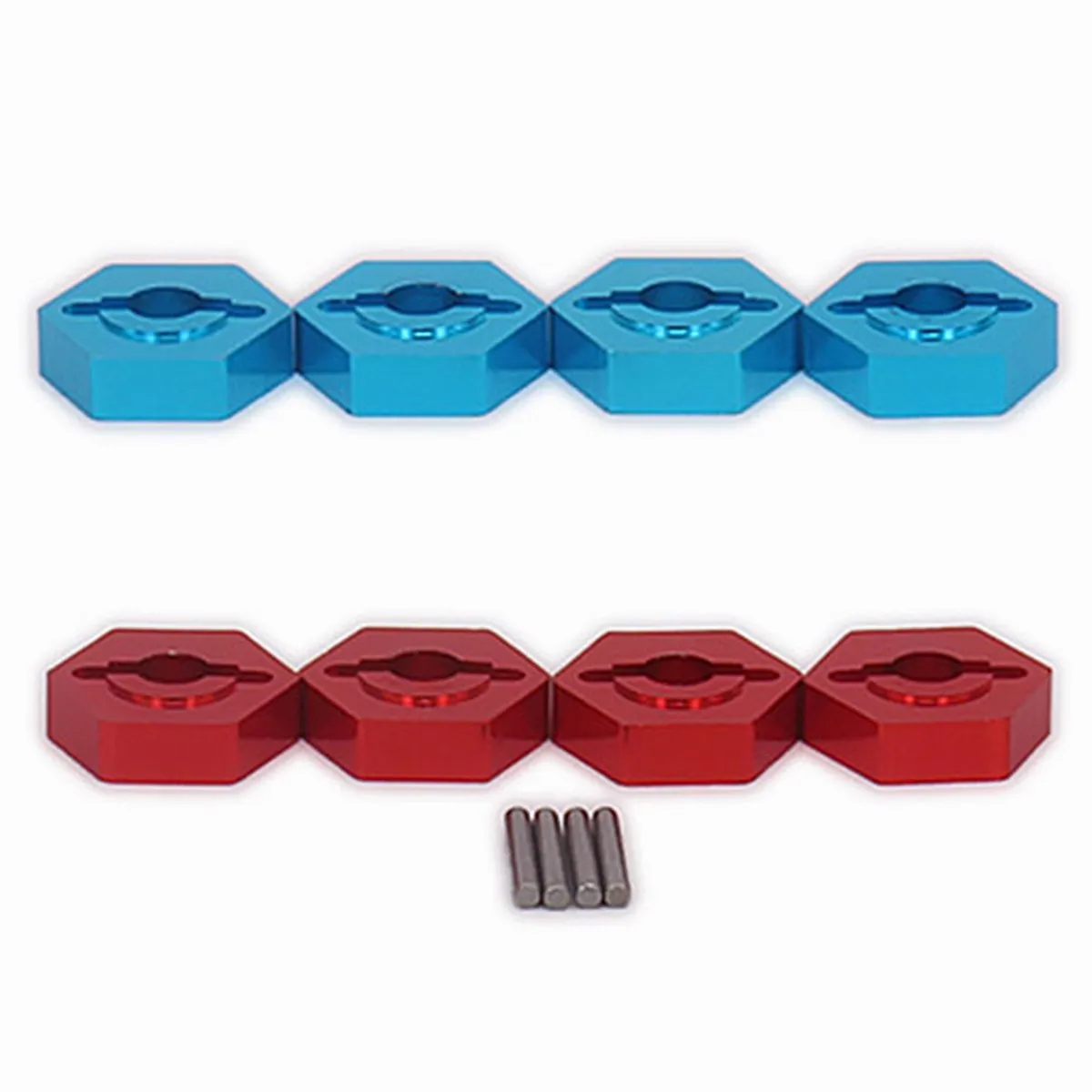 Адаптер ступицы колеса из сплава для радиоуправляемого хобби автомобиля 1/16 Traxxas Slash TS1610 7154 12 мм шестигранный диаметр 4 мм толщина монстр-Трак багги