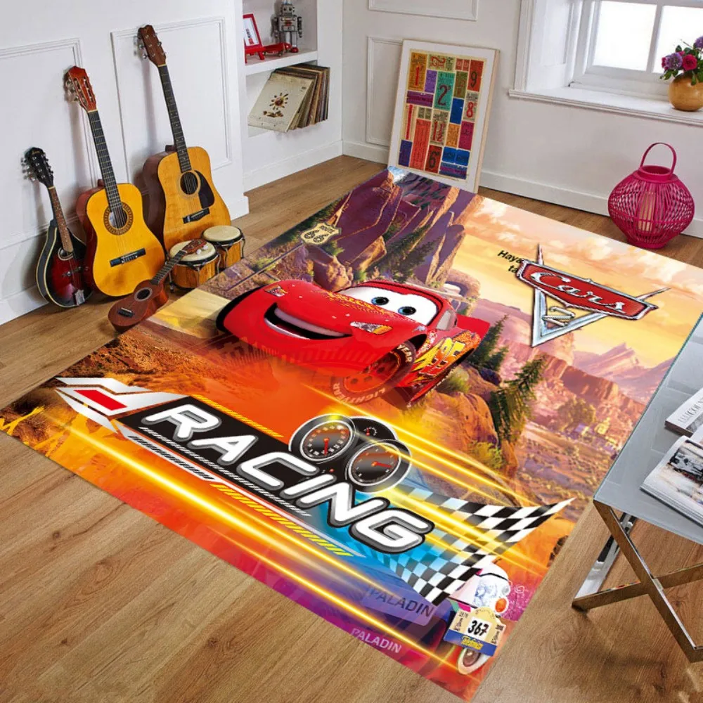 

Kids Room Carpet Rugs Floor Carpet Gift for Baby Room Decoration Carpet Kids Disney Lightning McQueen Car Baby Play Mat