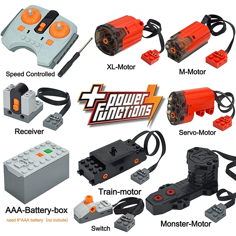 Механические детали MOC многофункциональный двигатель Серводвигатель PF 8293 8883