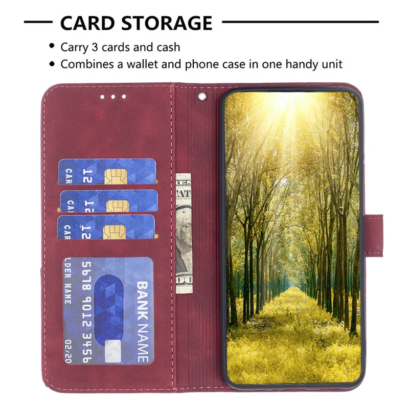 Luxury Leather Phone Case on For Xiaomi Redmi Note 12 4G 12S 12C Note12 Pro Plus 5G Fundas Magnetic Wallet Flip Cover Cases