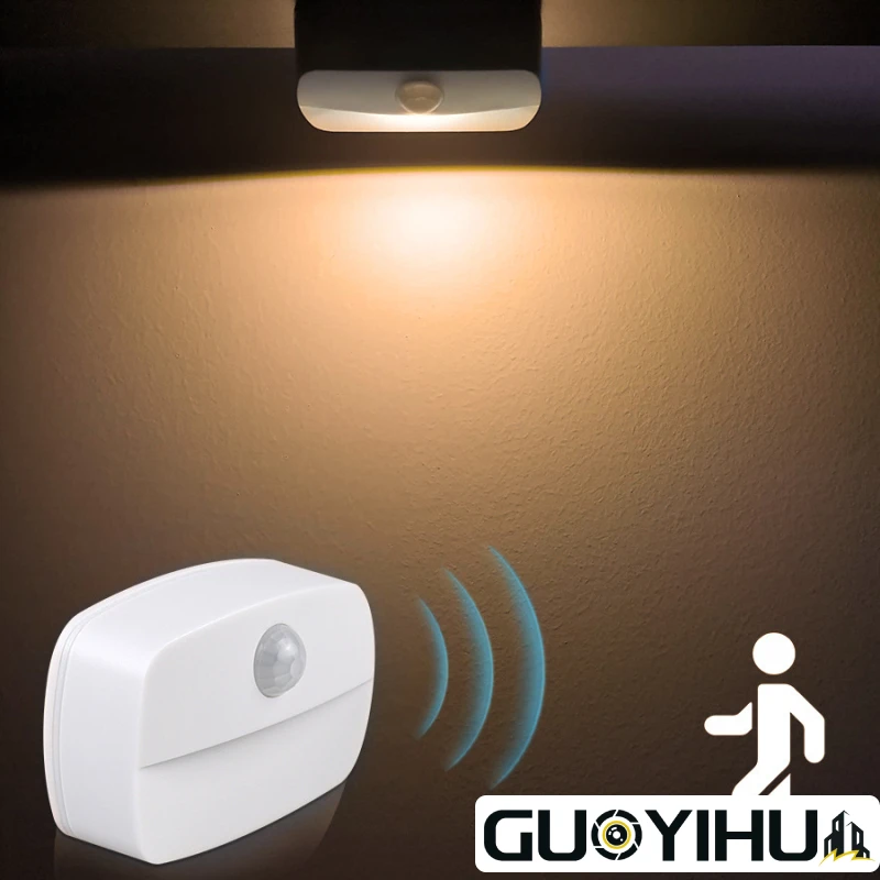 

GUOYIHUA Children's Gift Bedroom Decor Led Night Light Decor Night Lights Motion Sensor Night Lamp Battery Operated Bedside Lamp