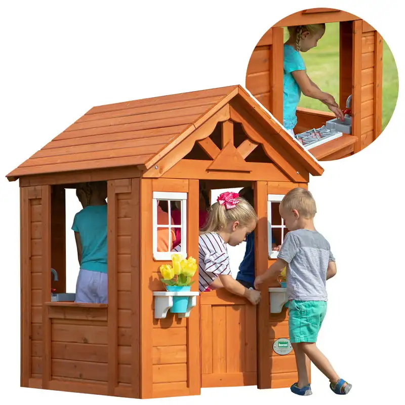 

Cedar Wooden Playhouse
