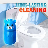 180g automatic flush toilet cleaner toilet tank cleaner bubble bear toilet bowl cleaner for daily deodorizer fresher toilet odor