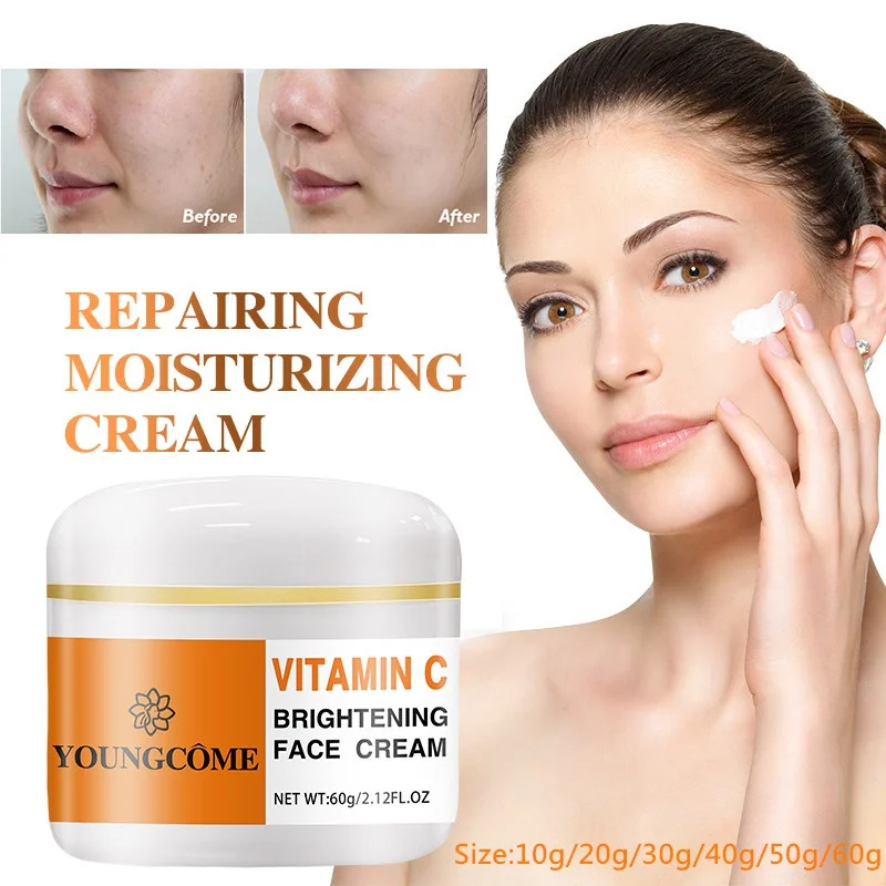 

YOUNGCOME 30g 60g Vitamin C Face Cream Whitening Remove Dark Spots Moisturizing Anti-Aging Beauty Cosmetics Skin Care