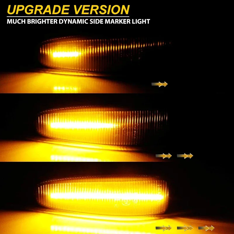 Для Mitsubishi Lancer Evo X Mirage Outlander боковые габаритные огни Янтарные последовательные