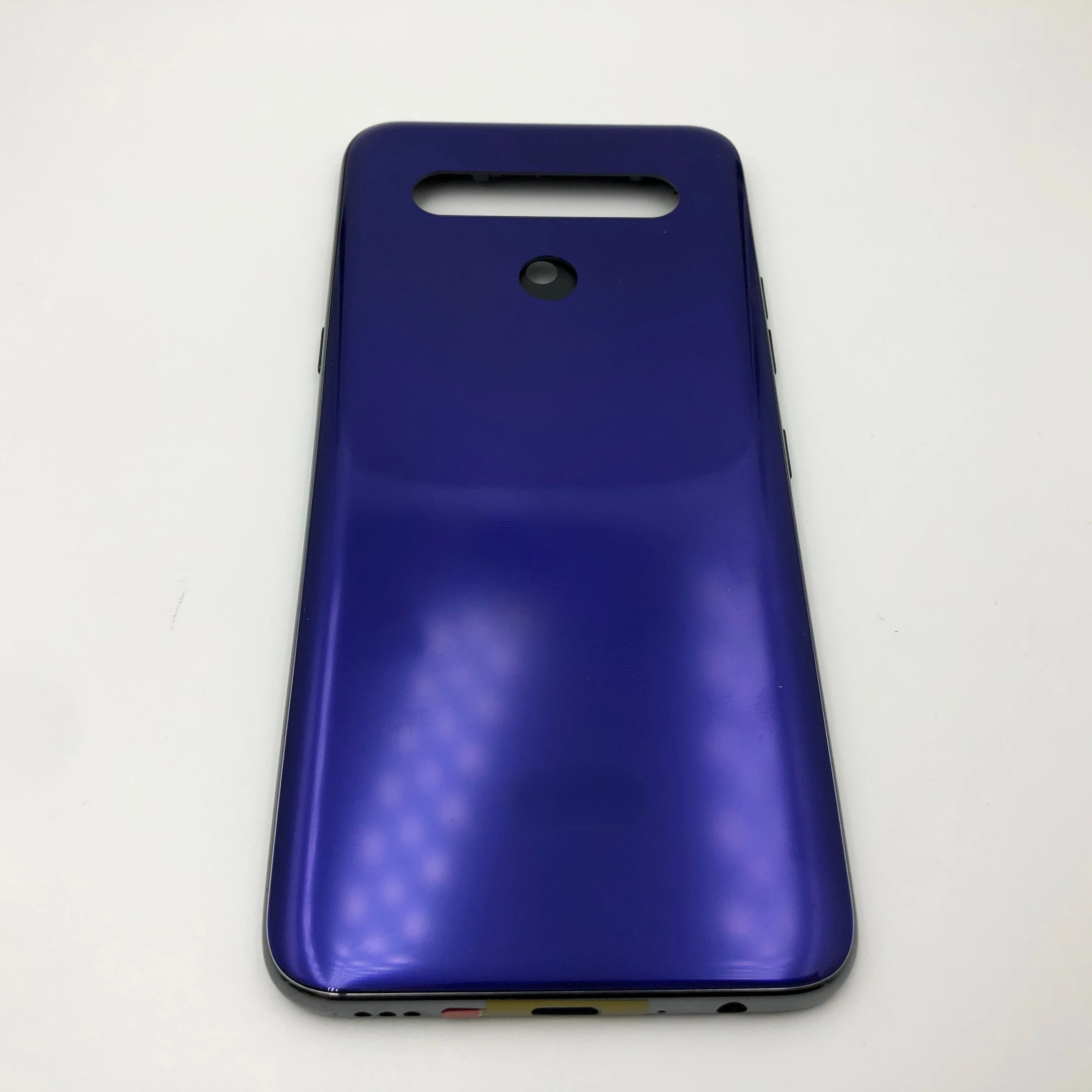 

Крышка батарейного отсека + средняя рамка задняя панель Корпус задняя фотопанель для LG K61 Крышка батарейного отсека с логотипом Запасная часть