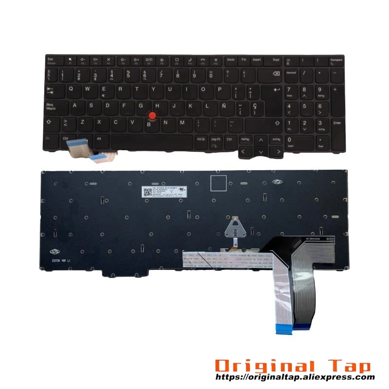 Испанская клавиатура ES для Lenovo Thinkpad L15 Gen 3 T16 P16s 1 5N21D93658 5N21D93732 5N21D93806