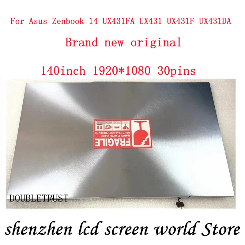 ЖК-экран для ноутбука Asus Zenbook 14 UX431FA UX431 UX431F UX431D UX431DA UM431 UM431D FHD 140 дюйма - купить по