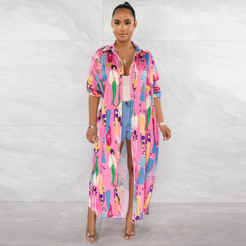 

Dashiki African Dress Fro Women Bohemian Beach Dress Casual Slim Ladies Long Sleeve A-Line Dress Retro Elegant Party Dress