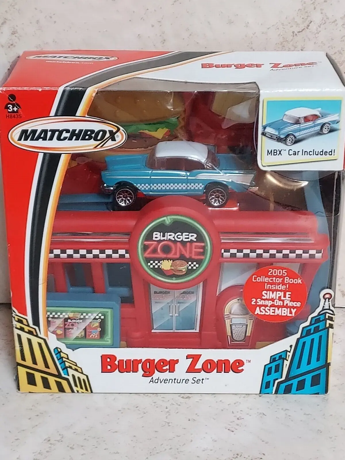 

Металлическая Коллекционная Игрушечная модель автомобиля матчбокс chevy bel air scene 1/64