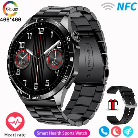 Смарт-часы для Huawei Watch GT 4 NFC мужские, водостойкие IP68