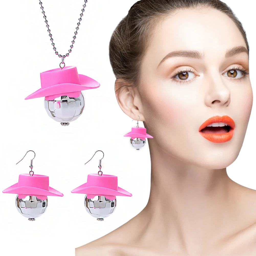 

2022 1Pair Disco Ball Dance Queen Dangle Ball Earrings Fun Jewelry Women's Fashion Party Earrings Gifts for Her Birthday Jewelry