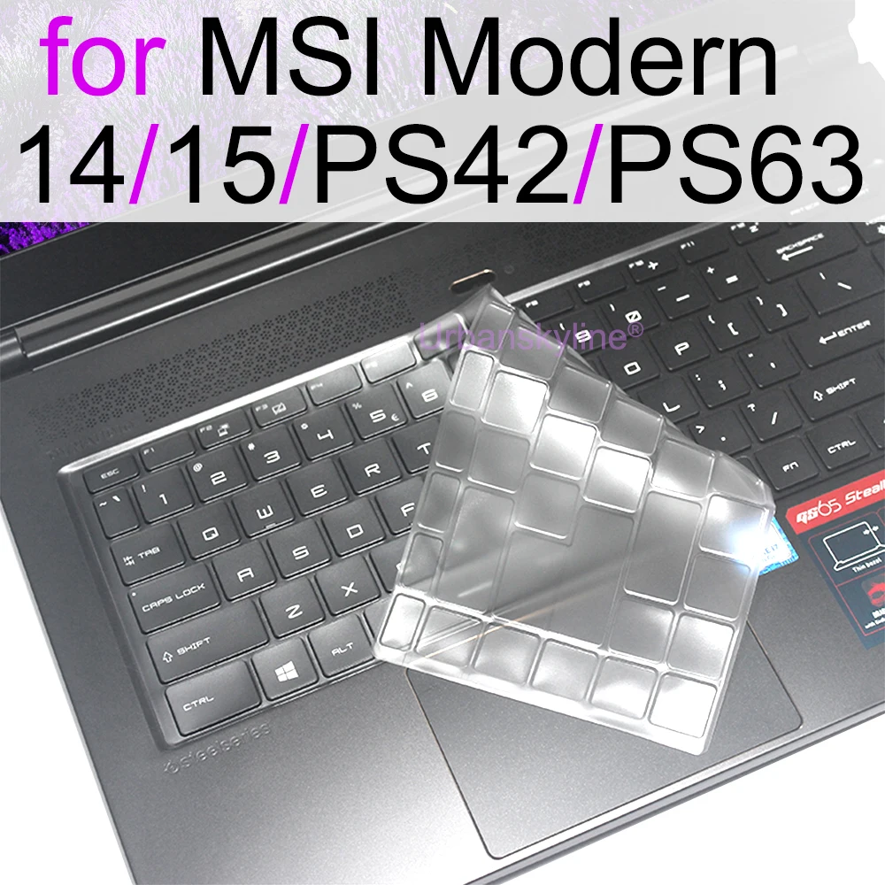 

Чехол для клавиатуры MSI Modern 14 Modern 15 PS42 PS63 A10M A10R8 A10SC
