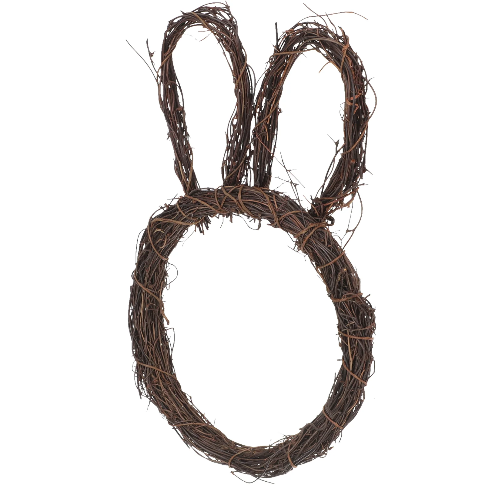 

Wreath Easter Rattan Bunny Garland Diy Frame Ring Rabbit Grapevine Door Wreaths Rings Front Floral Hoop Woven Hanging Crafts