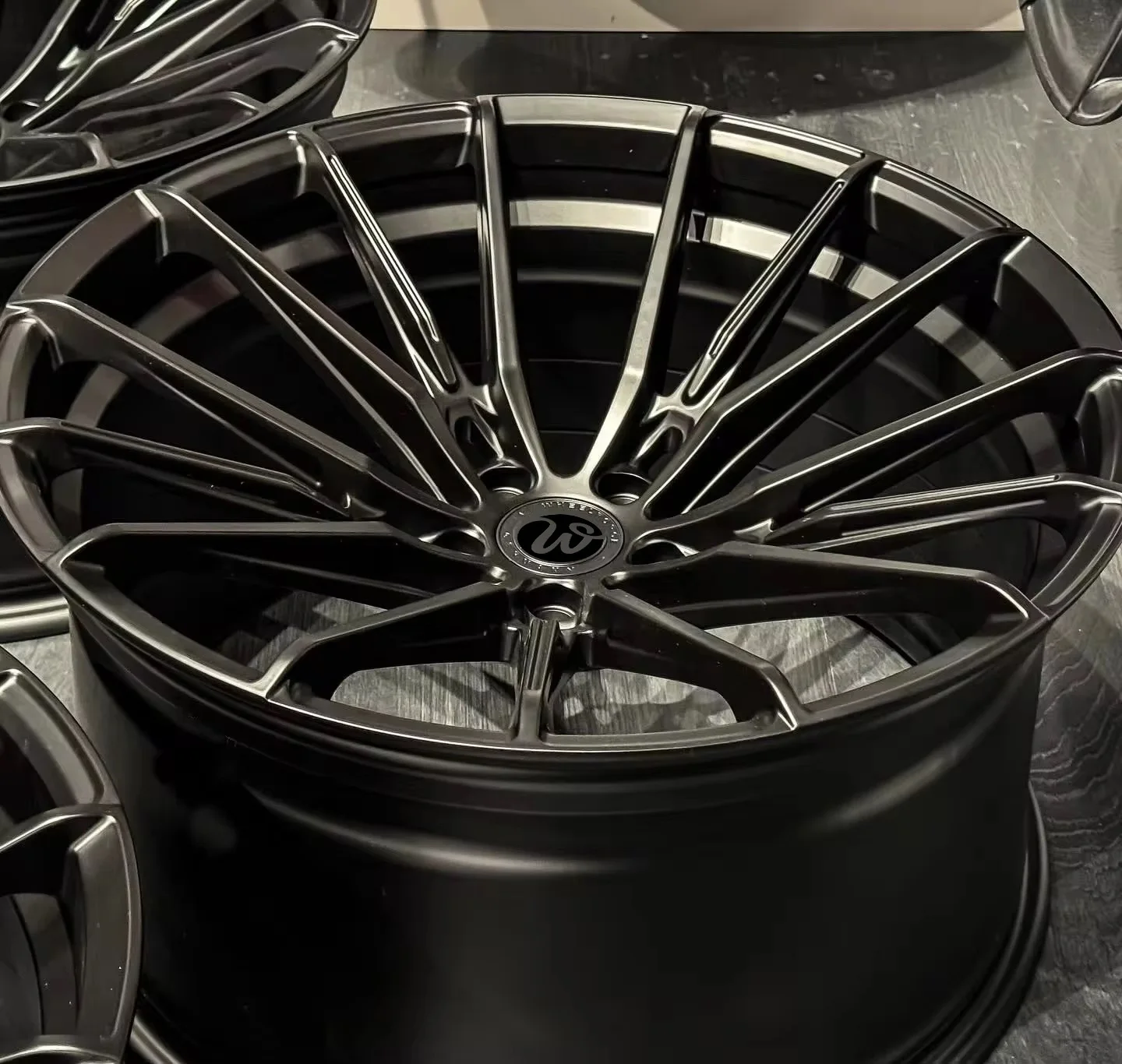 Фото Кованые диски Custom Forged Deep Concave, 19-22 дюйма, PCD 5x114.3 5x120, высокопроизводительные диски для BMW M3 M4 G80, готовы к использованию на треке №4