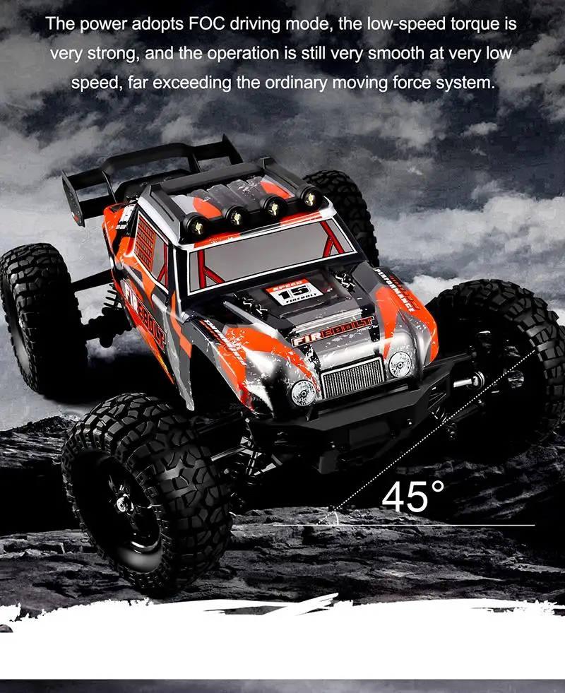Hbx 901a Rtr 1/12 2 4g 4wd 45 км/ч бесщеточные 2-канальные радиоуправляемые автомобили