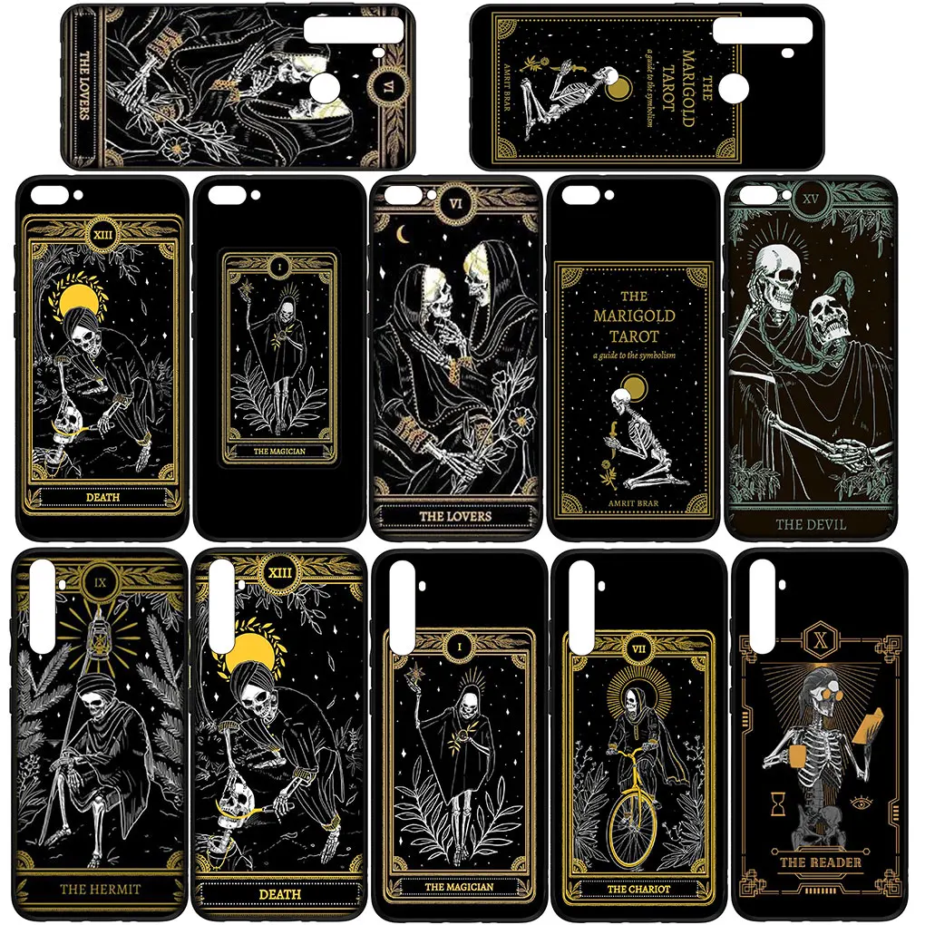 Самый крутой Чехол для карт Таро из календулы Xiaomi Redmi Note 13 8 7 12 Pro A3X 13C 12C 8A 7A 8T A3 4G
