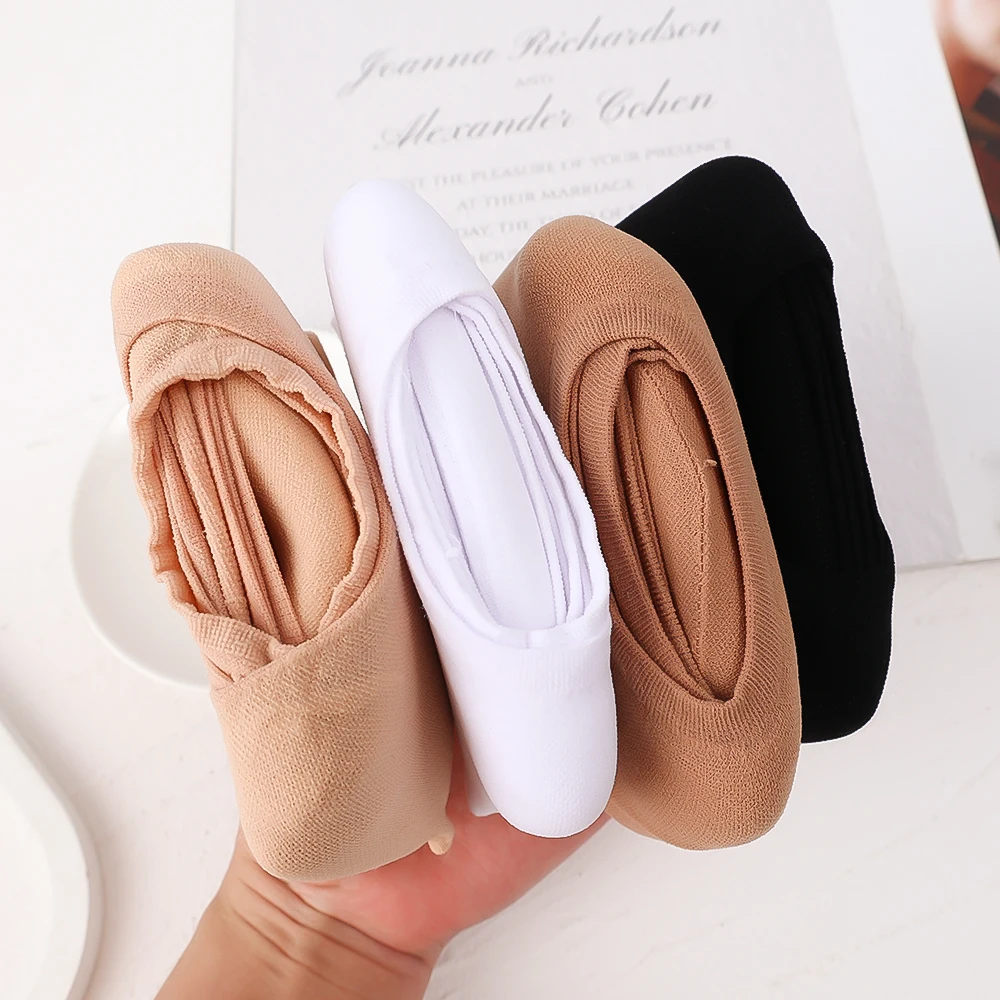 40pcs Transparent Summer Invisible Shallow Sox Footsies Shoe Liner Trainer Ballerina Women Boat Socks Ladies Thin Sock Slippers