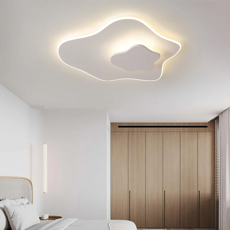 

JJC Modern Minimalist Cloud Bedroom Ceiling Light Creative Children'S Room Ceiling Light Intelligent Control Light