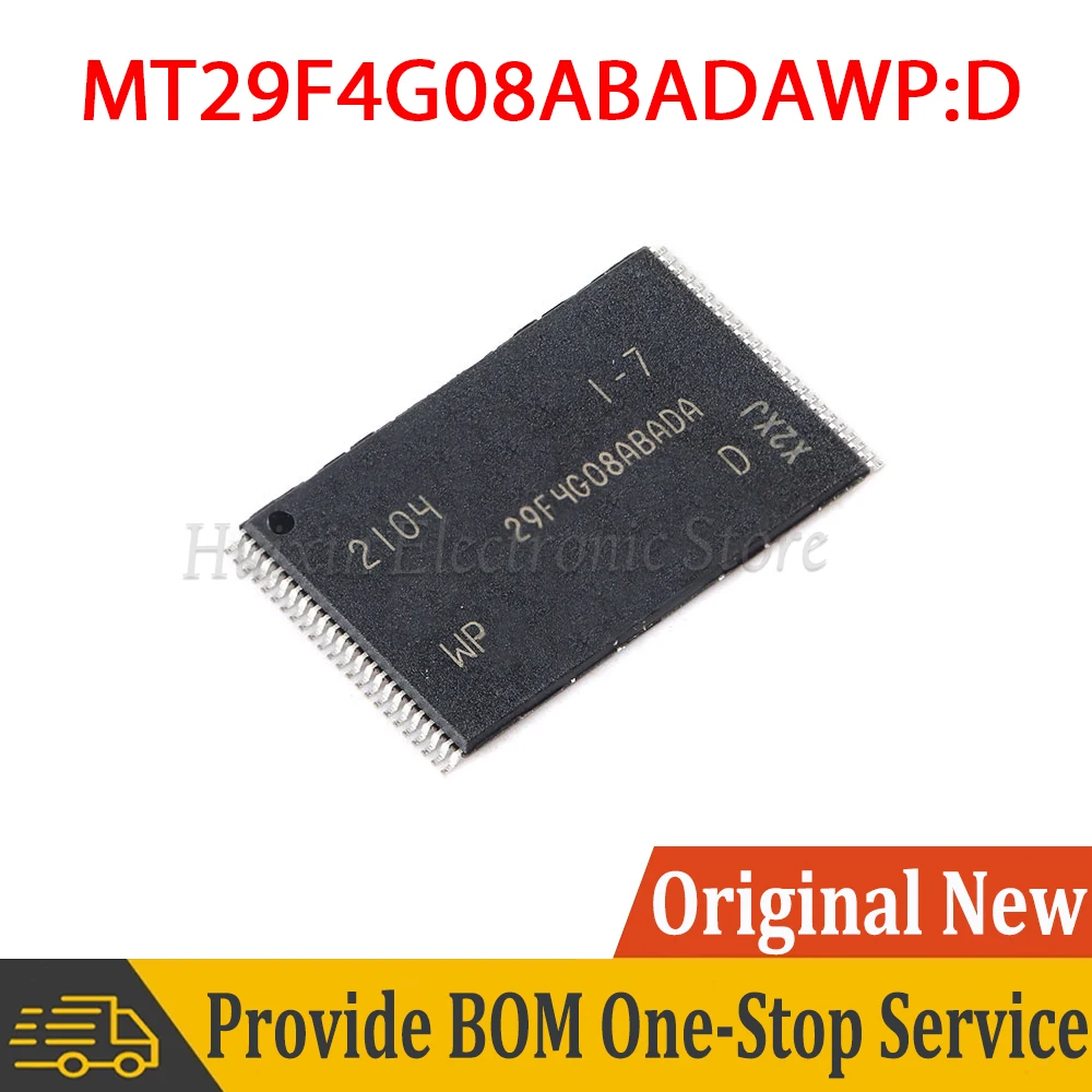 

MT29F4G08ABADAWP:D 29F4G08ABADA TSOP-48 4Gb NAND Flash Memory Chip IC TSOP48 MT29F4G08ABADAWP SMD New and Original IC Chipset