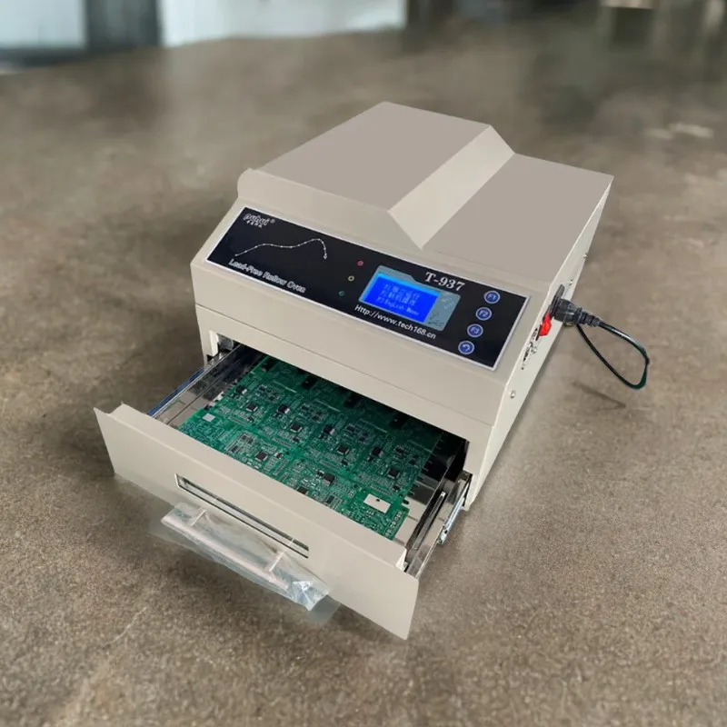 Настольная безсвинцовая духовка PUHUI T-937 с инфракрасным IC-нагревателем 2300 Вт